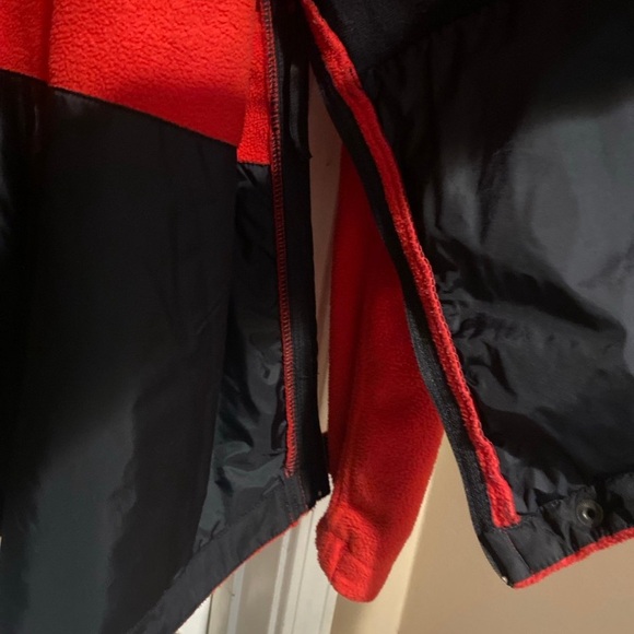 5.11 Tactical Mens Fleece Performance Jacket Size XL Red and Black Full Zip - Picture 6 of 10